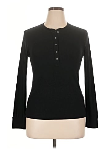 On 34th Long Sleeve Henley (view 1)