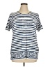 Assorted Brands Blue Short Sleeve Top Size XL - photo 1