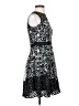 Ann Taylor 100% Polyester Paisley Black Cocktail Dress Size 2 (petite) - photo 4