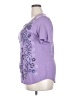 Just My Size Animal Print Purple Short Sleeve T-Shirt Size 2X Plus - photo 5