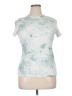 dip Tie-dye Teal Short Sleeve T-Shirt Size 1X - photo 1