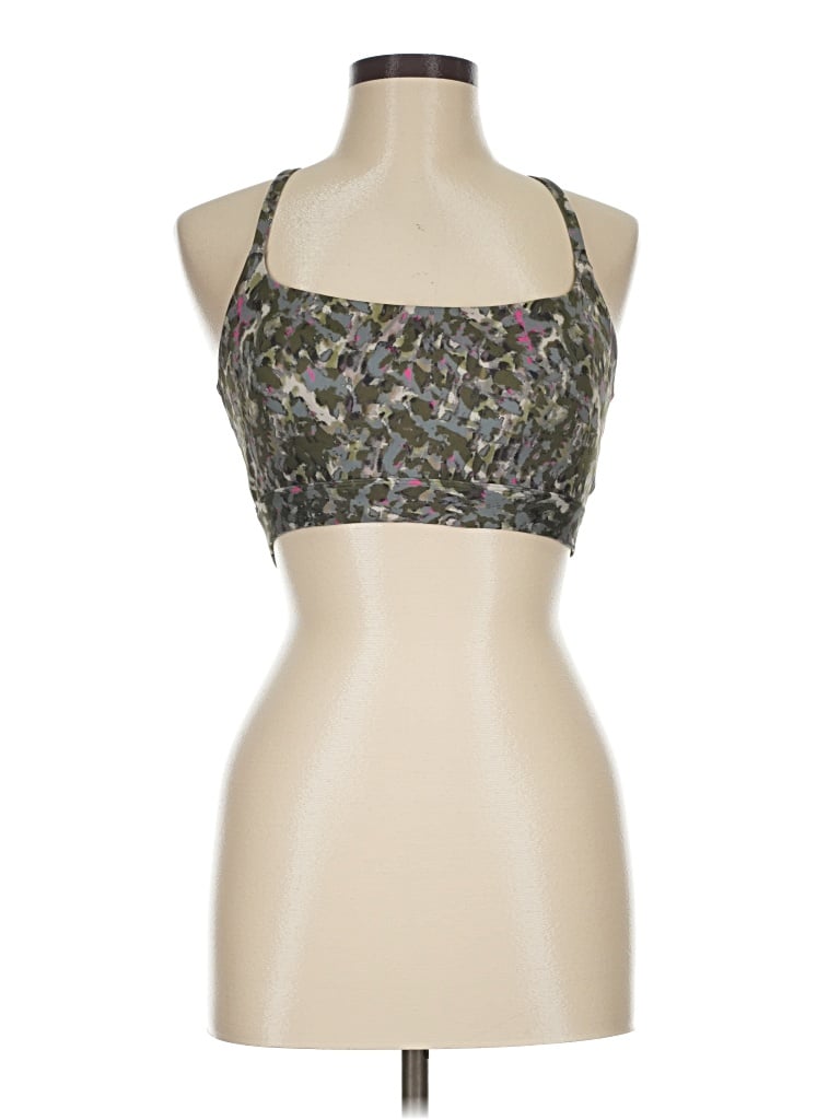 Pre-owned Fabletics Tank Top Green Halter Neckline Tops