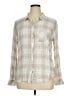 Rails 100% Rayon Plaid Ivory Long Sleeve Button-Down Shirt Size XL - photo 1