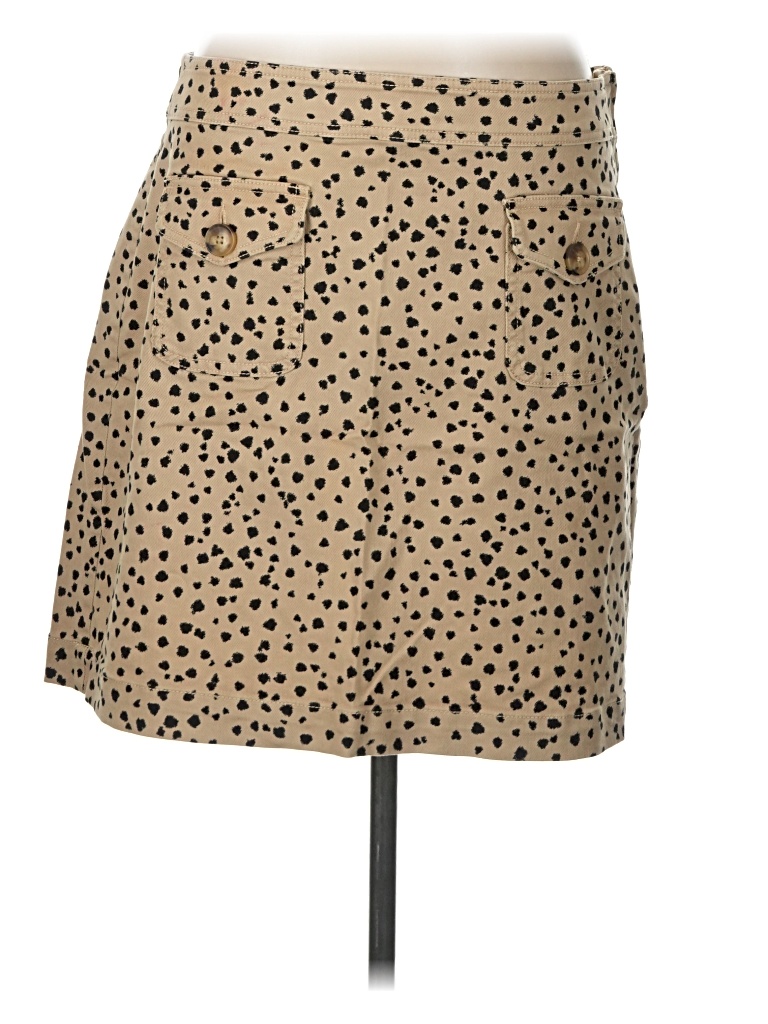Pre-owned Ann Taylor Loft Casual Skirt In Tan
