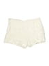 Trina Turk 100% Polyester Ivory Khaki Shorts Size 6 - photo 2