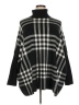 Tint & Shadow Plaid Black Poncho Size 2X - photo 1