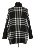 Tint & Shadow Plaid Black Poncho Size 2X - photo 2