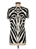 Fox Animal Print Ivory Short Sleeve T-Shirt Size S - photo 2