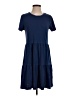Gap Solid Blue Casual Dress Size S - photo 1