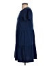 Gap Solid Blue Casual Dress Size S - photo 5
