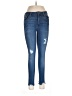 Just Black Hearts Blue Jeans Size 28 waist - photo 1