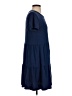 Gap Solid Blue Casual Dress Size S - photo 4