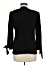 Club Monaco 100% Polyester Black Blazer Size 8 - photo 2
