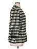 MING WANG Chevron-herringbone Green Blazer Size 0X - photo 4