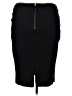 Boden Solid Black Formal Skirt Size 14R - photo 2