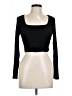 Sincerely Jules Black Long Sleeve Top Size L - photo 1