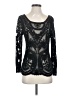 Express 100% Nylon Black Long Sleeve Top Size S - photo 1