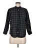 Everlane 100% Cotton Checkered-gingham Black 3/4 Sleeve Button-Down Shirt Size 6 - photo 1