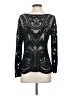 Express 100% Nylon Black Long Sleeve Top Size S - photo 2