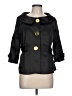 Chaus 100% Polyester Black Coat Size 10 - photo 1