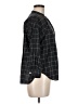 Everlane 100% Cotton Checkered-gingham Black 3/4 Sleeve Button-Down Shirt Size 6 - photo 4