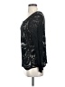 Express 100% Nylon Black Long Sleeve Top Size S - photo 5