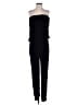 Olivaceous Solid Black Jumpsuit Size S - photo 1