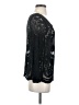 Express 100% Nylon Black Long Sleeve Top Size S - photo 4