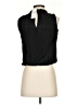 Evereve 100% Polyester Black Sleeveless Blouse Size XS - photo 2