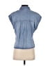 Cloth & Stone 100% Lyocell Blue Sleeveless Button-Down Shirt Size XS - photo 2