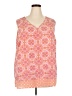 J.Jill 100% Polyester Orange Sleeveless Blouse Size 2X - photo 1