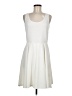 White Mark Solid Ivory Casual Dress Size M - photo 1