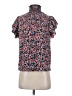 Shein Floral Blue Short Sleeve Blouse Size S - photo 1