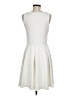 White Mark Solid Ivory Casual Dress Size M - photo 2