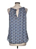 Veronica M. 100% Polyester Blue Sleeveless Blouse Size M - photo 2