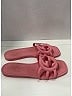 Gucci Pink Rubber Interlocking G Slide Sandals Size EU (IT) 38 / US 8 - photo 7