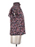 Shein Floral Blue Short Sleeve Blouse Size S - photo 4