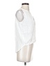 Veronica M. 100% Polyester White Sleeveless Blouse Size S - photo 4