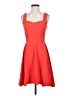 Assorted Brands 100% Polyester Color Block Orange Cocktail Dress Size S - photo 1