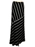 Matty M Stripes Black Casual Skirt Size L - photo 1