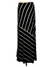 Matty M Stripes Black Casual Skirt Size L - photo 2