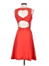 Assorted Brands 100% Polyester Color Block Orange Cocktail Dress Size S - photo 2