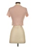 Blue Blush Pink Short Sleeve Top Size S - photo 2