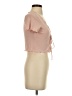 Blue Blush Pink Short Sleeve Top Size S - photo 4