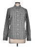 Eddie Bauer Houndstooth Gray Long Sleeve Button-Down Shirt Size L - photo 1