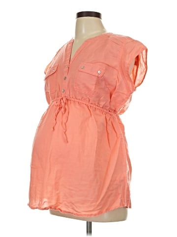 Motherhood Short Sleeve Blouse (view 1)