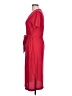 Just Be... Solid Red Casual Dress Size L - photo 5