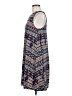 New Directions Print Blue Casual Dress Size M - photo 5