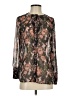 BB Dakota 100% Polyester Brown Long Sleeve Blouse Size XS - photo 1