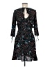 Bebop Print Black Cocktail Dress Size M - photo 2